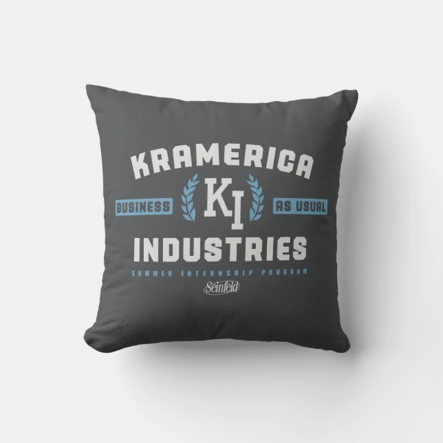Cojín Decorativo Seinfeld | Industrias Kramerica (Anverso)