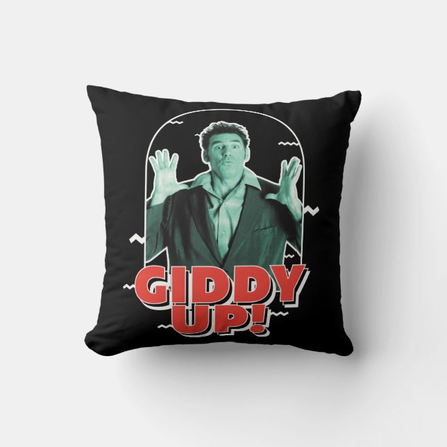 Cojín Decorativo Seinfeld | Kramer - ¡Giddy Up! (Anverso)