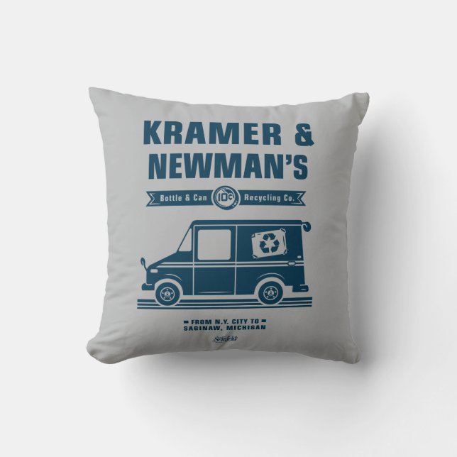 Cojín Decorativo Seinfeld | Kramer & Newman's Recycling Co. (Anverso)
