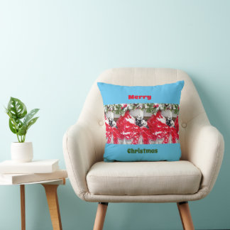 Cojín Decorativo Seis Darling Pandas en los Navidades