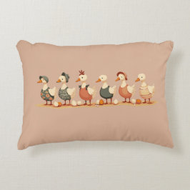 Cojín Decorativo Seis Esténcil de corte de inclinación A Geese tipo