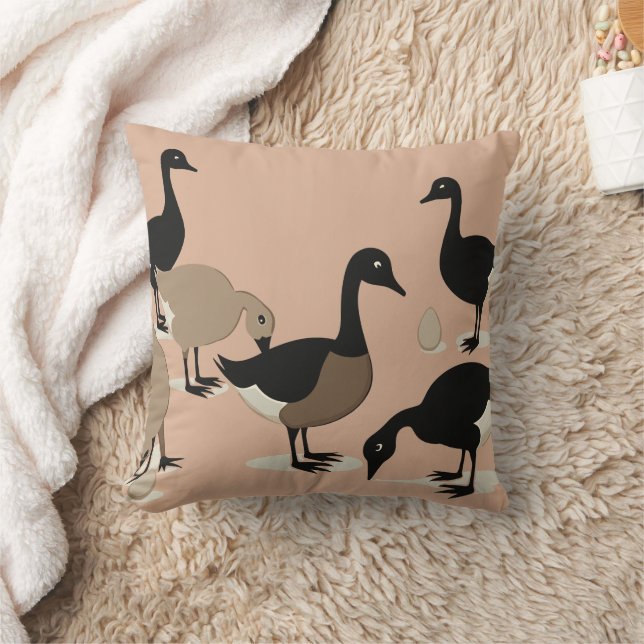 Cojín Decorativo Seis Geese A-Laying Retro Cut-Out 5 (Manta)