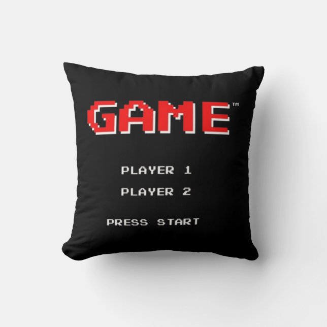 Cojín Decorativo Selección de jugadores de juego (Anverso)