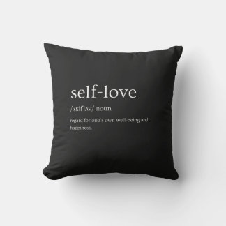 Cojín Decorativo Self-Love Definition – Editable Design