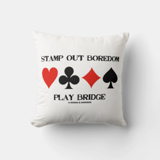 Cojín Decorativo Sellar el puente de juego de Boredom Cuatro juegos