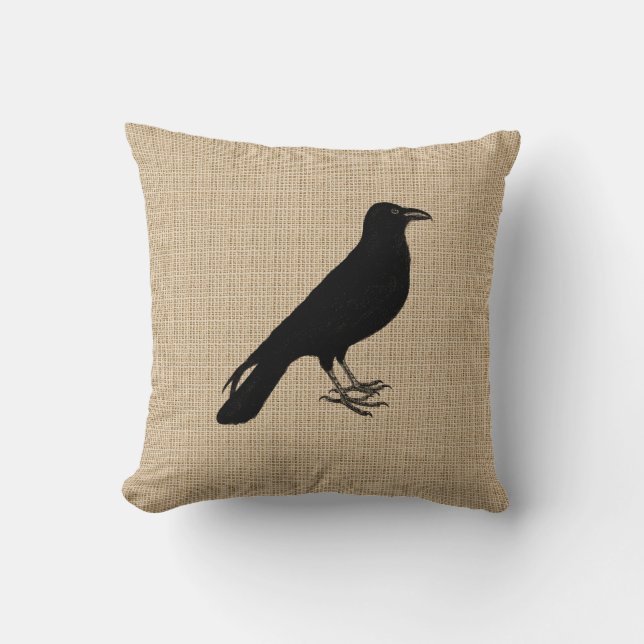 Cojín Decorativo Sello Aspecto Raven Pillow (Anverso)