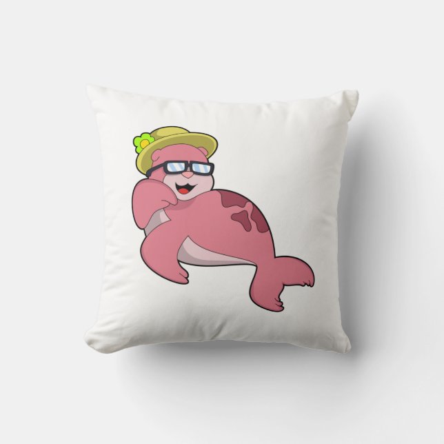 Cojín Decorativo Sello con gafas.PNG (Anverso)