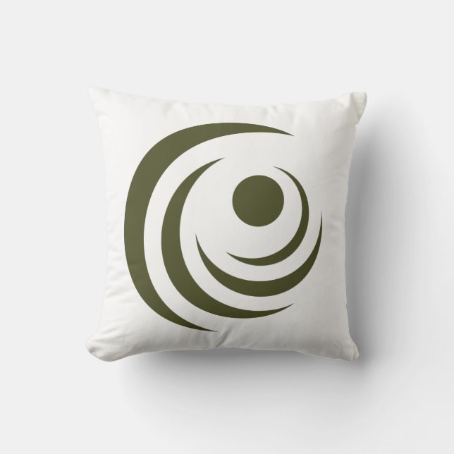 Cojín Decorativo Sello de Gilbert (Arizona) (Anverso)