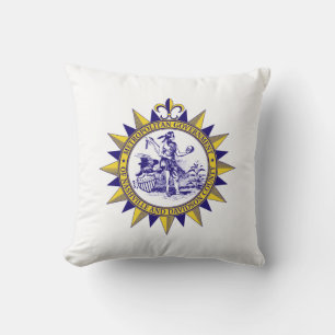 Cojín Decorativo Sello de Nashville (Tennessee)