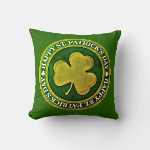 Cojín Decorativo Sello del Día de San Patricio