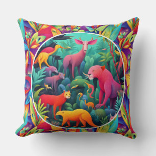 Cojín Decorativo Selva animal