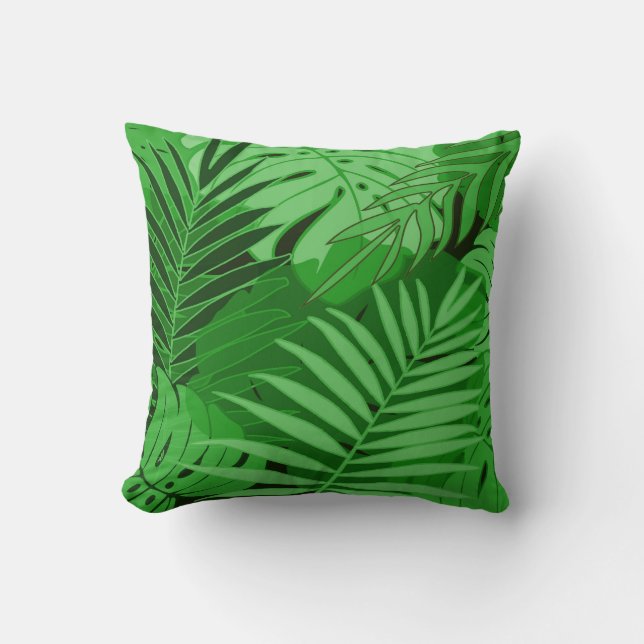 Cojín Decorativo Selva Lluviosa #3 (Anverso)