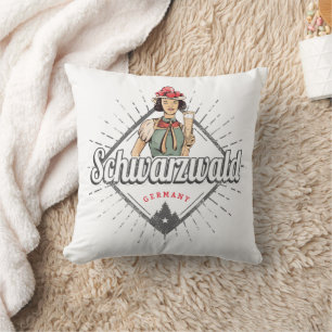 Cojín Decorativo Selva negra Baden-Württemberg Alemania Vintage