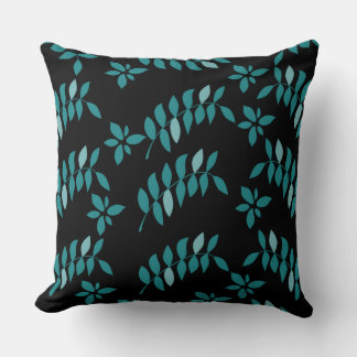 Cojín Decorativo Selva tropical de agua y negro