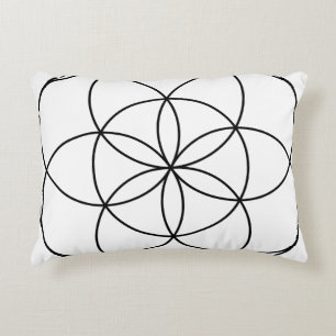Cojín Decorativo Semilla de Vida Geometría Sagrada