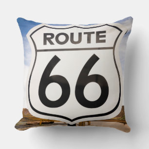 Cojín Decorativo señal de carretera Ruta 66, Arizona