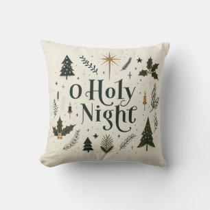 Cojín Decorativo Sencilla Navidad O Santa Noche