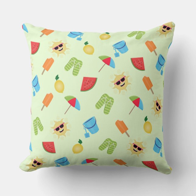 Cojín Decorativo Sencillamente verano (Anverso)