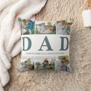 Cojín Decorativo Sencillo Día de los Padres Modernos Papá 6 familia