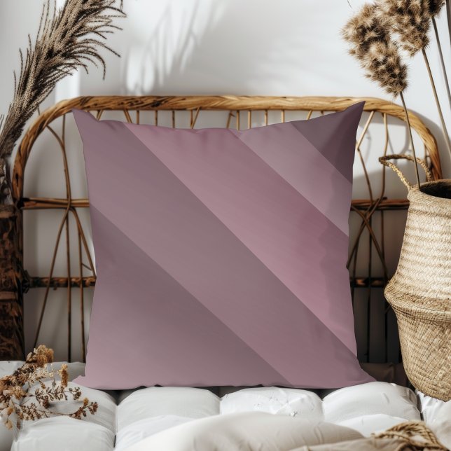 Cojín Decorativo Sencillo elegante moderno Rayas diagonales oscuro  (Subido por el creador)