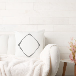 Cojín Decorativo Sencillo logo de personalizado minimalista elegant