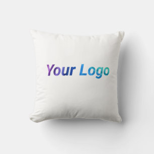 Cojín Decorativo Sencillo y minimalista logotipo personalizado eleg