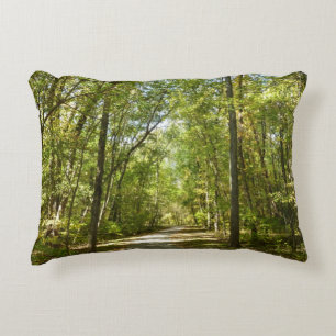 Cojín Decorativo Sendero del lago Kittamaquandi en Columbia Marylan