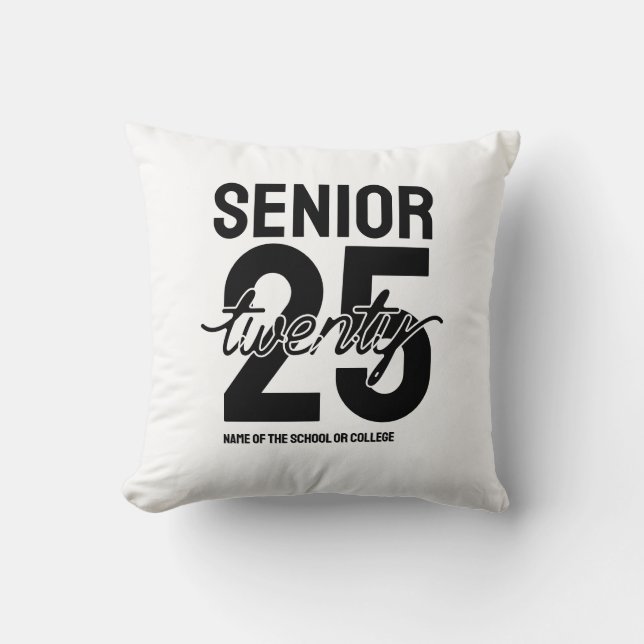 Cojín Decorativo Senior twenty 25 Graduation gift (Anverso)
