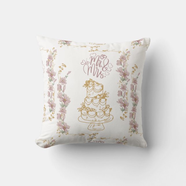 Cojín Decorativo señor y señora (Anverso)