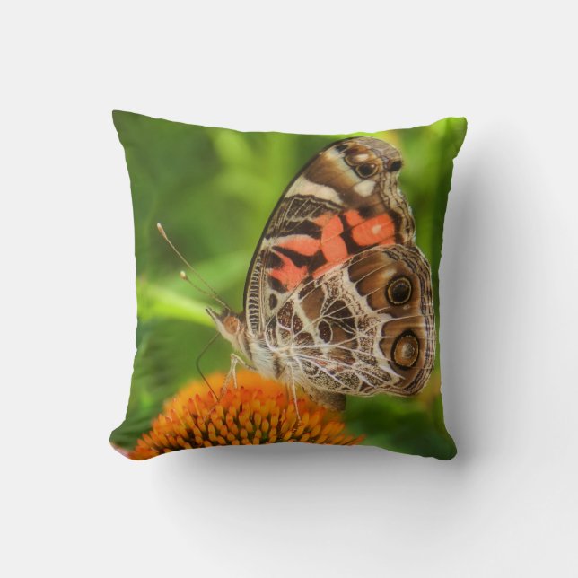 Cojín Decorativo Señora Butterfly Pillow (Anverso)