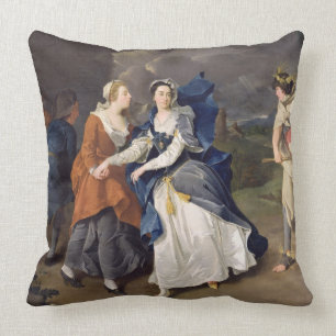 Cojín Decorativo Señora Cibber (1714-66) como Cordelia, 1755 (el