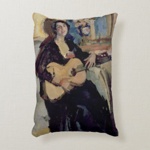 Cojín Decorativo Señora con una guitarra, 1911