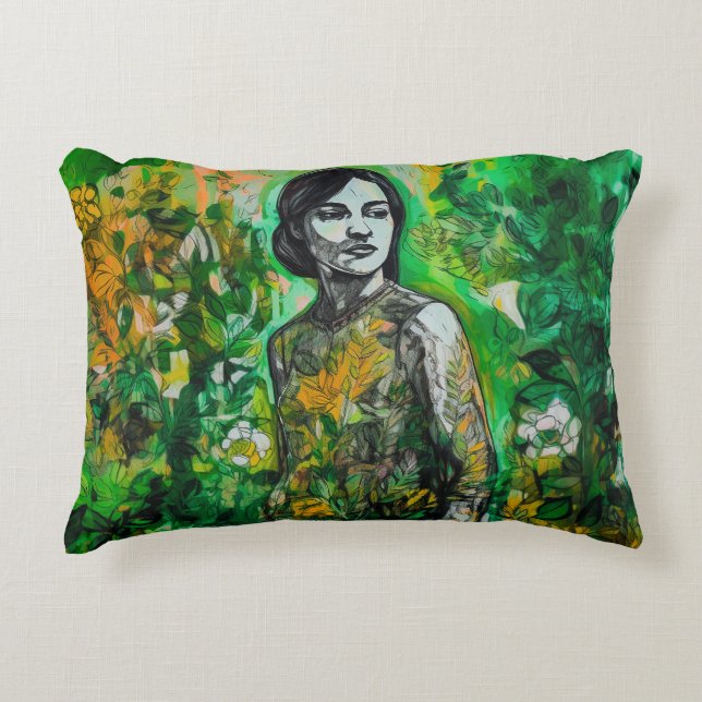 Cojín Decorativo Señora del Misterio (Anverso)