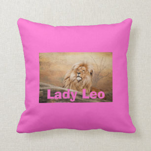 Cojín Decorativo Señora Leo Lion Pillows