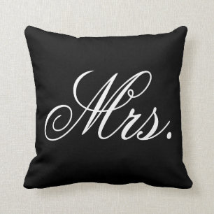 Cojín Decorativo Señora Newlywed Elegant Wedding Pillow
