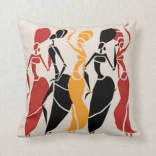 Cojín Decorativo Señoras del baile de África