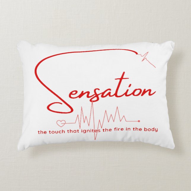 Cojín Decorativo Sensation Pulse Heartline (Anverso)