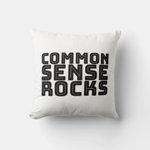Cojín Decorativo Sentido común - Humor lógico