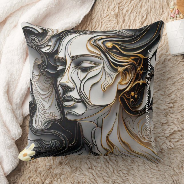 Cojín Decorativo "Sentimientos Contrastantes Emergen" (Manta)