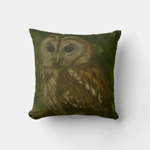 Cojín Decorativo Sentinel forestal - Arte de vida silvestre de lech