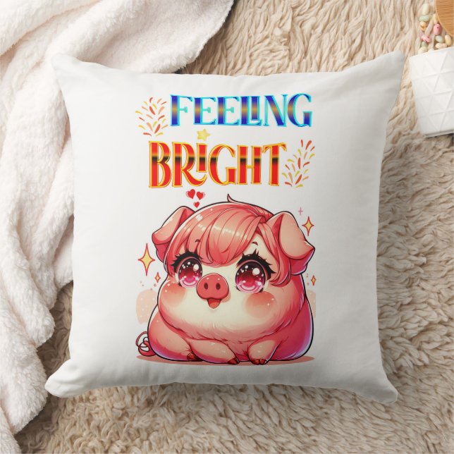 Cojín Decorativo Sentirse brillante (Manta)