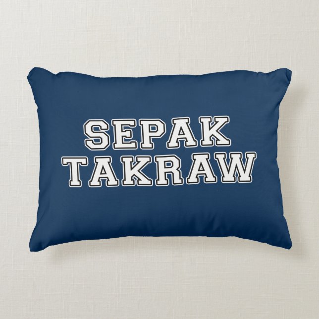 Cojín Decorativo Sepak Takraw (Anverso)