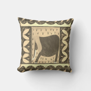 Cojín decorativo Sepia de elefante keniano