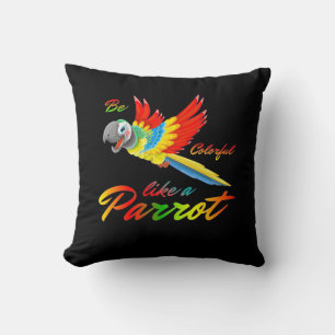 Cojín Decorativo Ser Colorido Como Un Loro