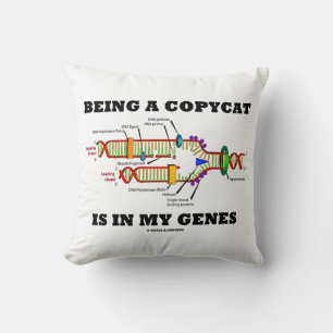 Cojín Decorativo Ser Copycat Está En Mis Genes Replicación De ADN
