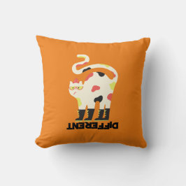 Cojín Decorativo Ser diferentes diseños divertidos de gato fundido