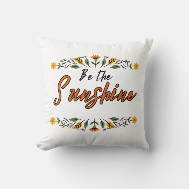 Cojín Decorativo ser el sol (Anverso)