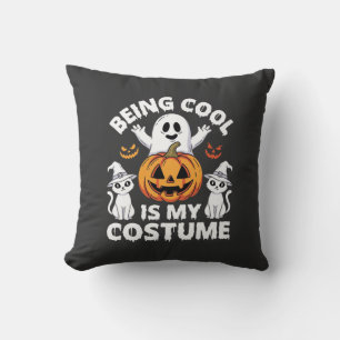 Cojín Decorativo Ser Genial En Halloween Es Mi Diseño De Fantasma D