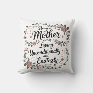 Cojín Decorativo Ser Madre Significa Amar Incondicionalmente