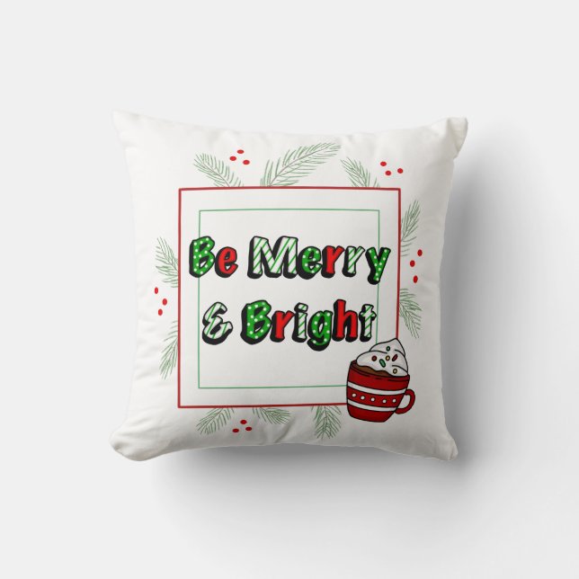 Cojín Decorativo Ser moro y brillante | NAVIDADES BONITOS (Anverso)